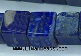 CNL1676 15.5 inches 11*11mm cube lapis lazuli gemstone beads