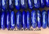 CNL1698 15.5 inches 3*10mm - 4*10mm rondelle lapis lazuli beads