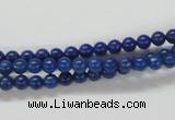 CNL203 15.5 inches 4mm round natural lapis lazuli beads wholesale