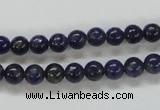 CNL206 15.5 inches 6mm round natural lapis lazuli beads wholesale