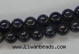 CNL207 15.5 inches 8mm round natural lapis lazuli beads wholesale