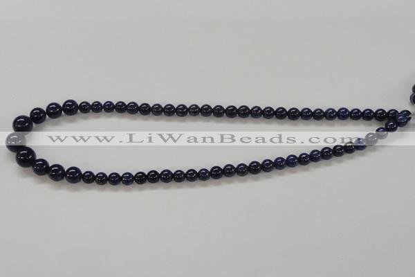 CNL234 15.5 inches multi-size round natural lapis lazuli beads wholesale