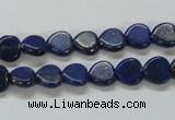 CNL242 15.5 inches 8*8mm heart natural lapis lazuli beads wholesale