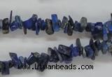 CNL244 15.5 inches 3*10mm chip natural lapis lazuli beads wholesale