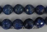 CNL416 15.5 inches 12mm faceted round natural lapis lazuli gemstone beads