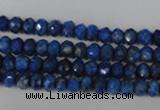 CNL426 15.5 inches 4*6mm faceted rondelle natural lapis lazuli gemstone beads