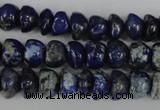 CNL436 15.5 inches 7*9mm bread natural lapis lazuli gemstone beads