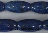 CNL445 15.5 inches 15*30mm rice natural lapis lazuli gemstone beads