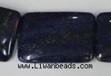 CNL538 15.5 inches 25*35mm rectangle natural lapis lazuli gemstone beads