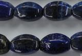 CNL637 15.5 inches 13*19mm star fruit shaped natural lapis lazuli beads