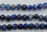 CNL711 15.5 inches 4mm round natural lapis lazuli gemstone beads