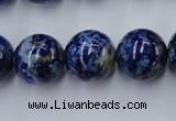 CNL718 15.5 inches 16mm round natural lapis lazuli gemstone beads