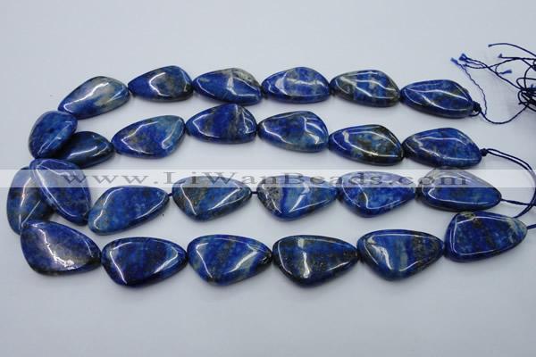 CNL778 15.5 inches 18*30mm freeform natural lapis lazuli gemstone beads