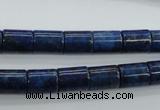 CNL886 15.5 inches 8*10mm tube natural lapis lazuli gemstone beads