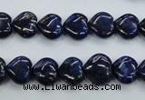 CNL931 15.5 inches 10*10mm heart natural lapis lazuli gemstone beads