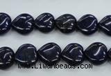 CNL932 15.5 inches 12*12mm heart natural lapis lazuli gemstone beads