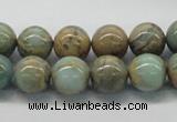 CNS03 16 inches 12mm round natural serpentine jasper beads wholesale