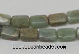 CNS18 16 inches 8*12mm rectangle natural serpentine jasper beads