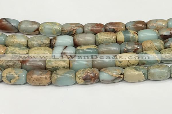 CNS312 15.5 inches 12*16mm drum serpentine jasper beads