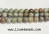 CNS336 15.5 inches 16mm round serpentine jasper beads wholesale