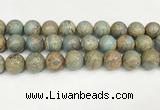 CNS337 15.5 inches 18mm round serpentine jasper beads wholesale