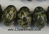 CNS517 15.5 inches 14*20mm rondelle natural serpentine jasper beads