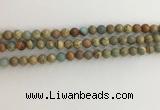 CNS701 15.5 inches 6mm round serpentine jasper beads wholesale