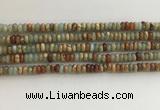 CNS712 15.5 inches 2*4mm rondelle serpentine jasper beads wholesale