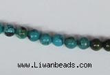 CNT02 16 inches 6mm round natural turquoise beads wholesale