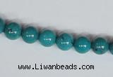 CNT07 16 inches 8mm round natural turquoise beads wholesale