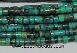 CNT217 15.5 inches 2.5*3mm heishi natural turquoise beads wholesale