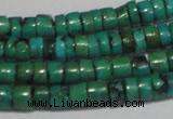 CNT219 15.5 inches 3*4mm – 4*5mm heishi natural turquoise beads