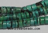 CNT220 15.5 inches 3*7mm – 5*9mm heishi natural turquoise beads