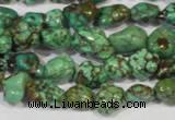 CNT243 15.5 inches 8*10mm - 10*14mm nuggets natural turquoise beads