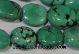 CNT266 15.5 inches 18*20mm nuggets natural turquoise beads wholesale