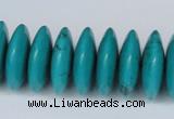 CNT28 16 inches 7*24mm rondelle natural turquoise beads wholesale