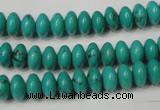 CNT361 15.5 inches 5*8mm rondelle turquoise beads wholesale