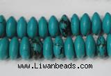 CNT364 15.5 inches 5*12mm rondelle turquoise beads wholesale