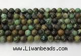 CNT411 15.5 inches 8mm round natural turquoise beads wholesale