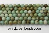 CNT417 15.5 inches 8mm round mongolian turquoise beads wholesale