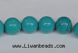 CNT42 16 inches 10mm round turquoise beads wholesale