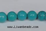 CNT43 16 inches 12mm round turquoise beads wholesale