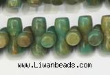 CNT536 15.5 inches 3*9mm turquoise gemstone beads