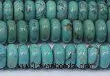 CNT543 15.5 inches 3*6mm rondelle turquoise gemstone beads