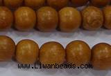 CNW03 15.5 inches 8mm round nangka wood beads wholesale