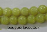 COJ104 15.5 inches 10mm round olive jade beads wholesale