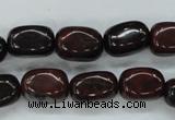 COJ14 15.5 inches 10*15mm nuggets blood jasper gemstone beads