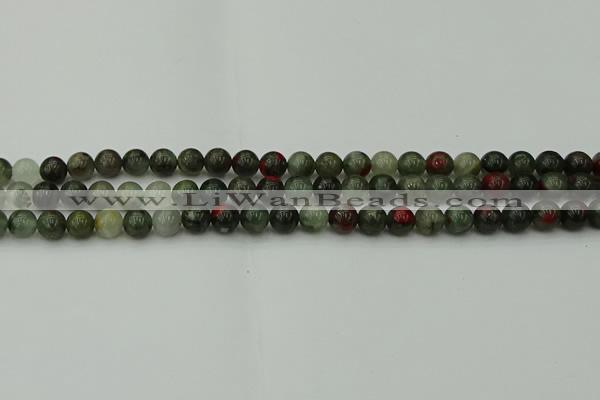 COJ451 15.5 inches 6mm round blood jasper beads wholesale