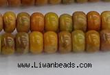 COJ611 15.5 inches 4*6mm rondelle orpiment jasper beads