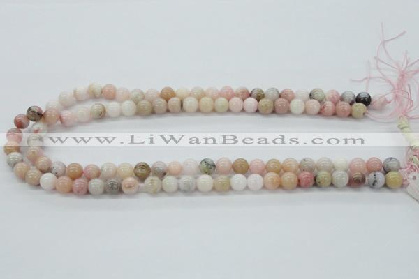 COP03 15.5 inches 8mm round natural pink opal beads wholesale